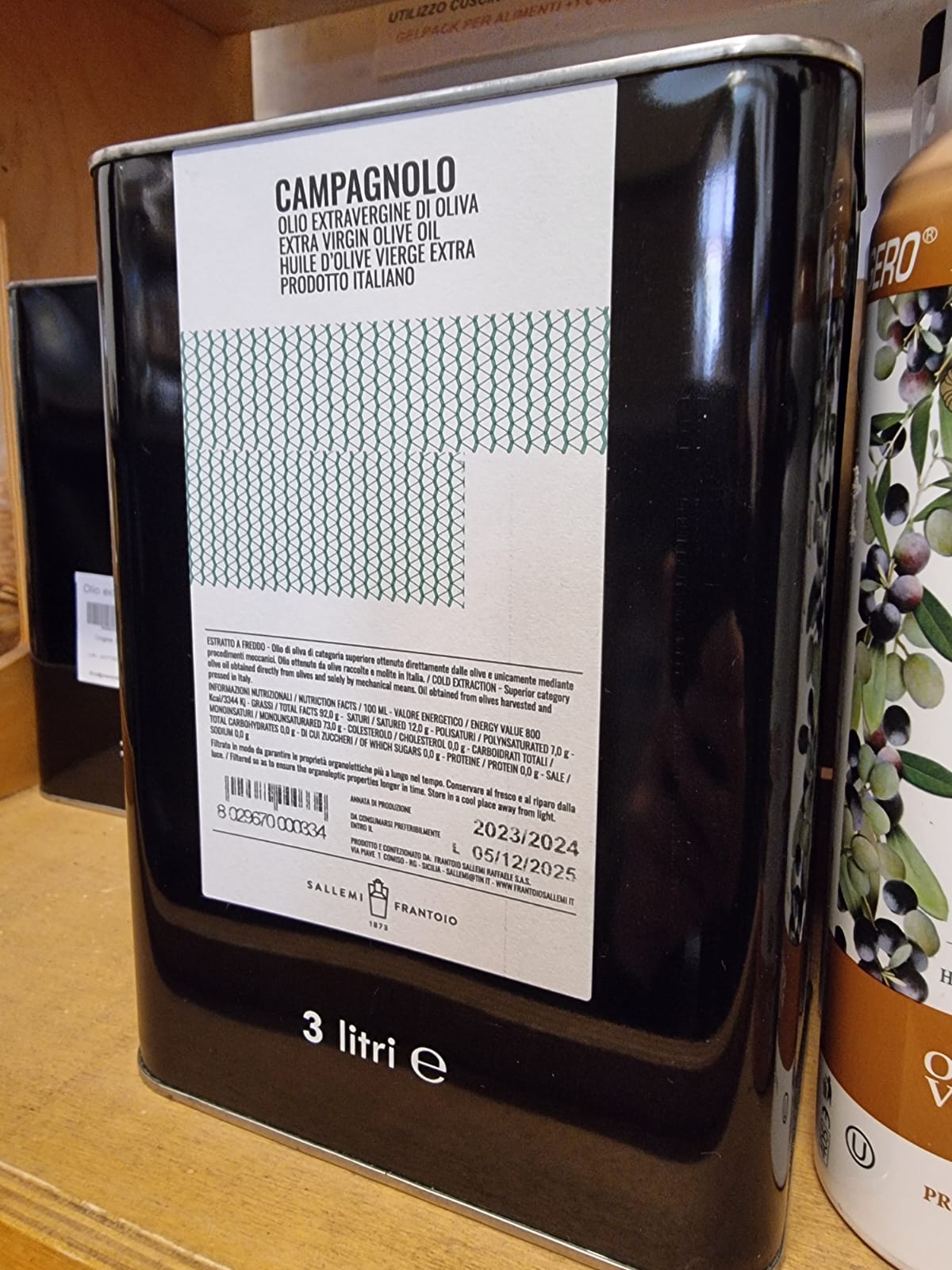 Olio extravergine d’oliva Campagnolo